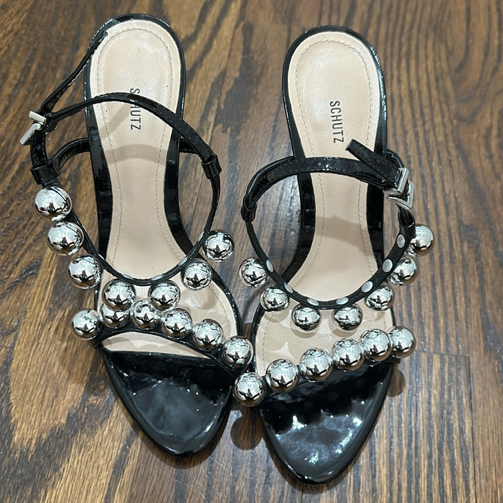 Schutz Heels with studs - size 6.5 - Picture 2 of 6